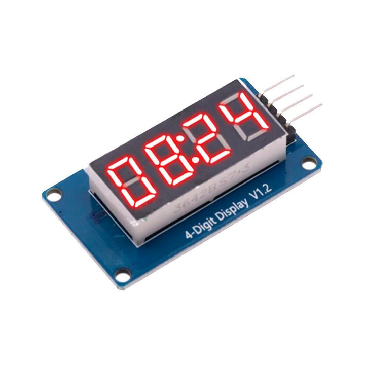 Modulo Display 7 Segmentos 4 Digitos Tm1637 - Tecneu