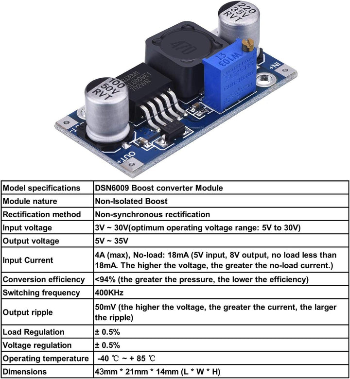 Modulo Elevador De Voltaje Xl6009e1 Dc - dc - Tecneu