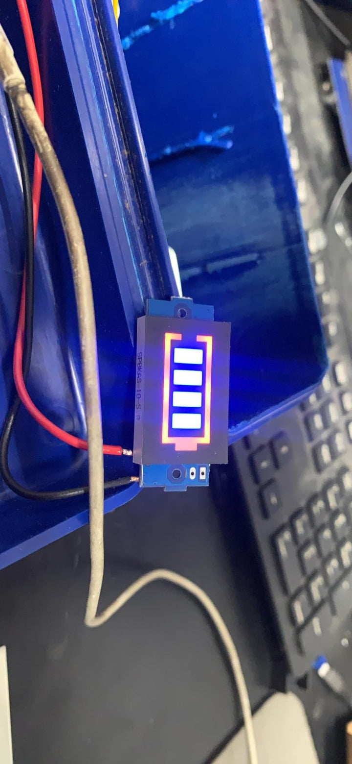 Modulo Indicador De Carga De Batería De Litio Led 18650 4S - 2S - 2S - 1S - Tecneu