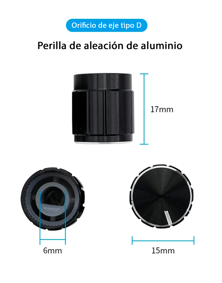 Módulo KY - 040 Codificador Rotatorio Incremental 5VDC con Perilla - Tecneu