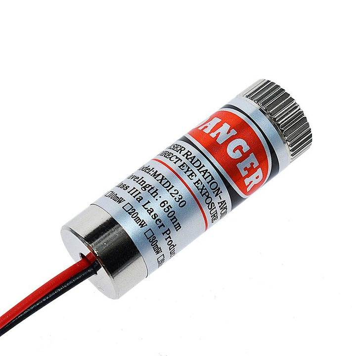 Modulo Láser Luz Roja Ajustable Linea Y Puntero 5mw 650nm 5v Distancia - Tecneu