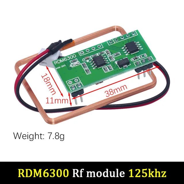 Módulo Lector Rfid 125 Khz Rdm6300 - Tecneu