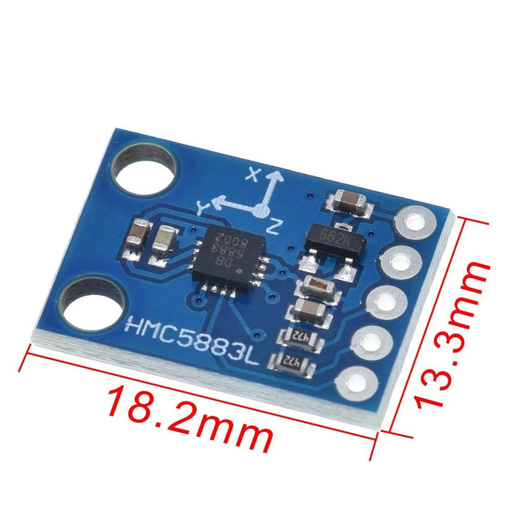 Modulo Magnetometro Brujula Hmc5883l 3 Ejes I2c - Tecneu