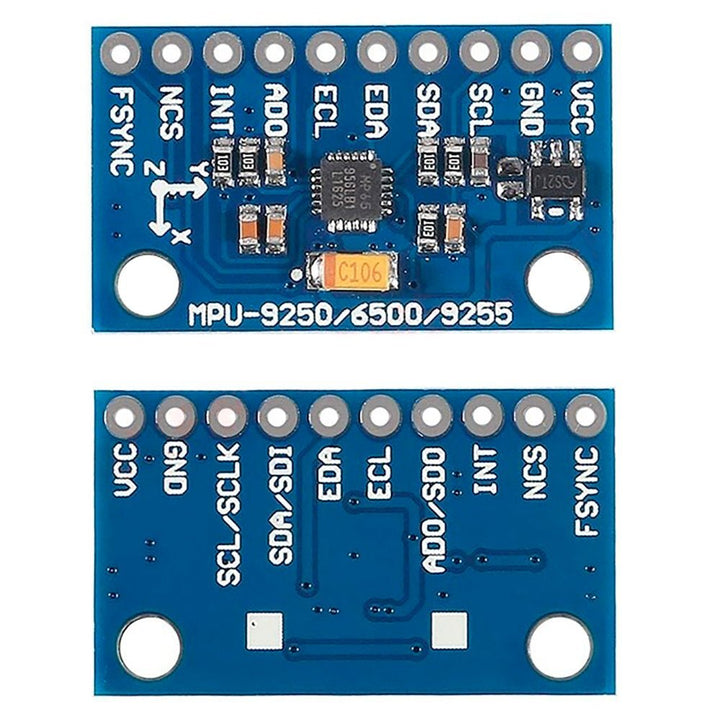 Módulo Mpu - 9250 Acelerómetro Giroscopio Magnetómetro I2c - Tecneu
