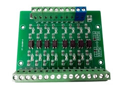 Módulo optoacoplador EL817 de 8 canales de 5V a 24V NPN
