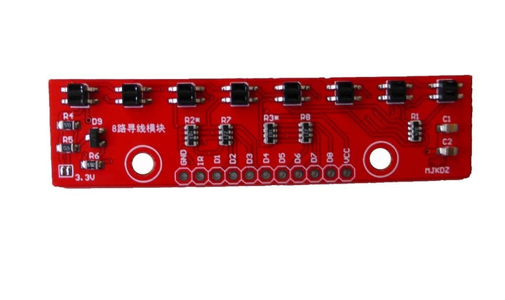 Modulo Qtr - 8a Sensores Reflectivos Seguidor De Linea - Tecneu