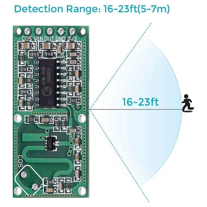 Módulo Radar De Microondas Sensor De Presencia Rcwl - 0516 - Tecneu