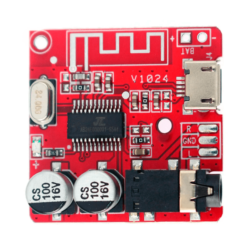 Módulo Receptor de Audio Bluetooth 4.1 MP3 Micro USB 5V