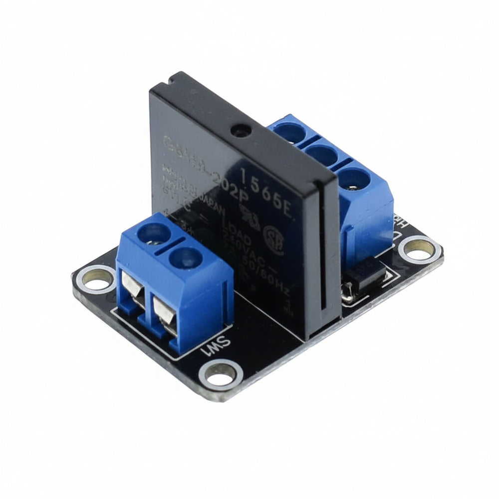 Modulo Relevador Relay Estado Solido Ss 1 Canal 2a