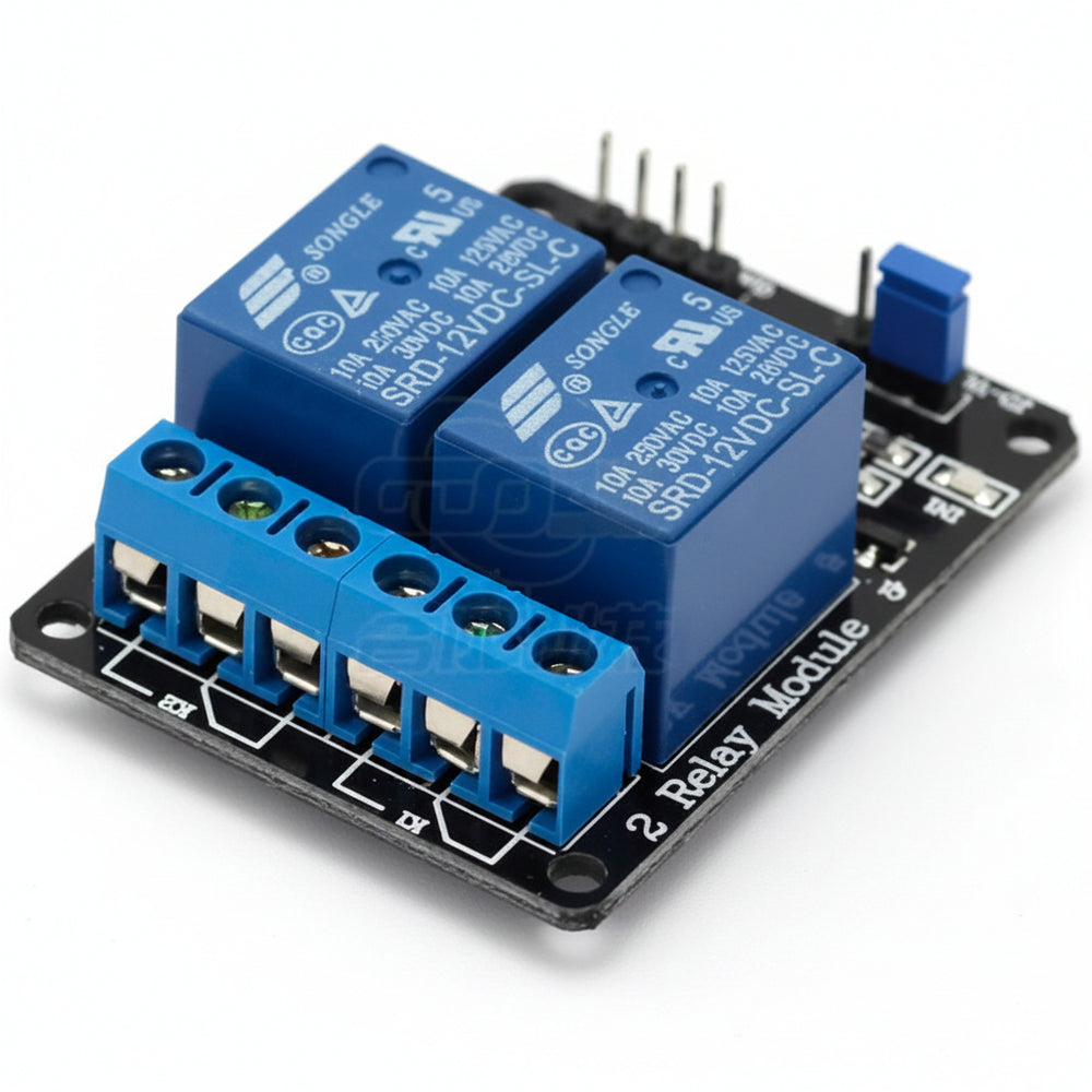 Modulo Relevadores Relay 2 Canales 12v