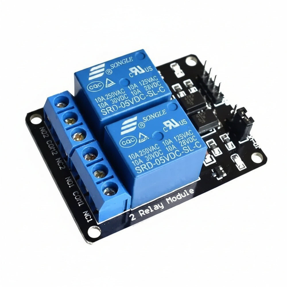 Modulo Relevadores Relay 2 Canales 5V 10A