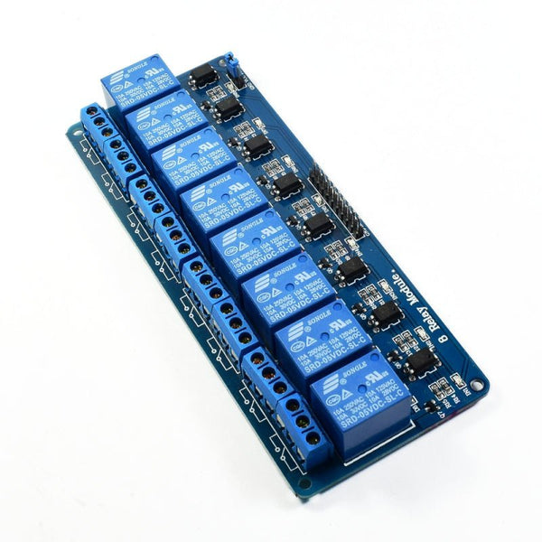 Modulo Relevadores Relay 8 Canales 5v - Tecneu