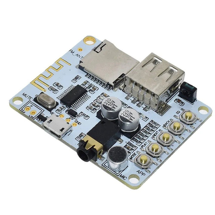 Módulo Reproductor De Audio Bluetooth Ranura Micro Sd Usb - Tecneu