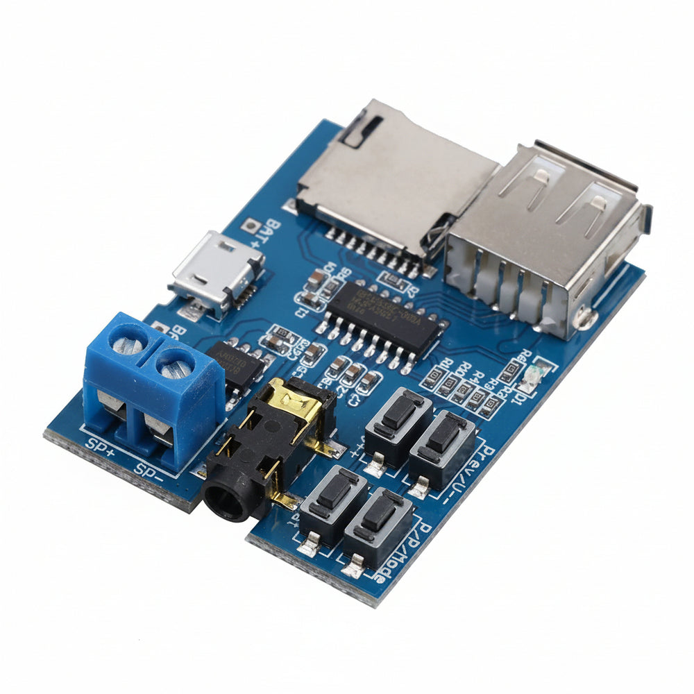 Módulo Reproductor Mp3 3w Audio Tf Card Microsd Usb