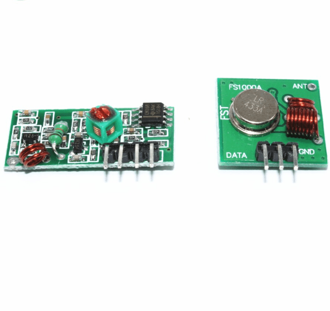 Modulo Rf Emisor Y Receptor 433 Mhz - Tecneu