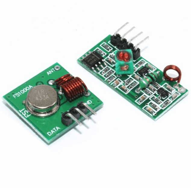 Modulo Rf Emisor Y Receptor 433 Mhz - Tecneu