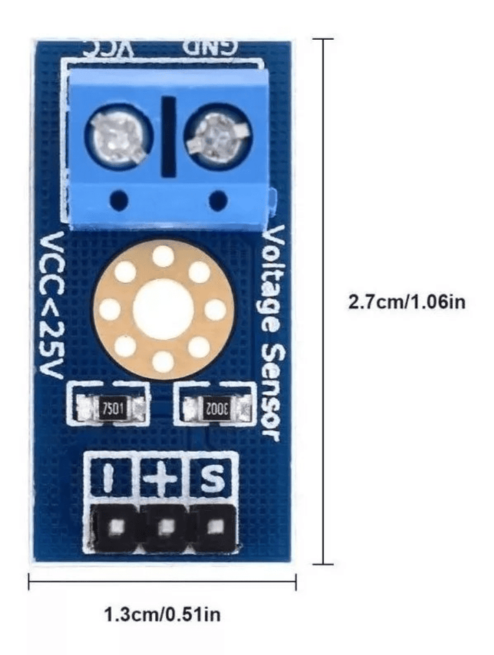 Modulo Sensor Detector De Voltaje 0 A 25v - Tecneu