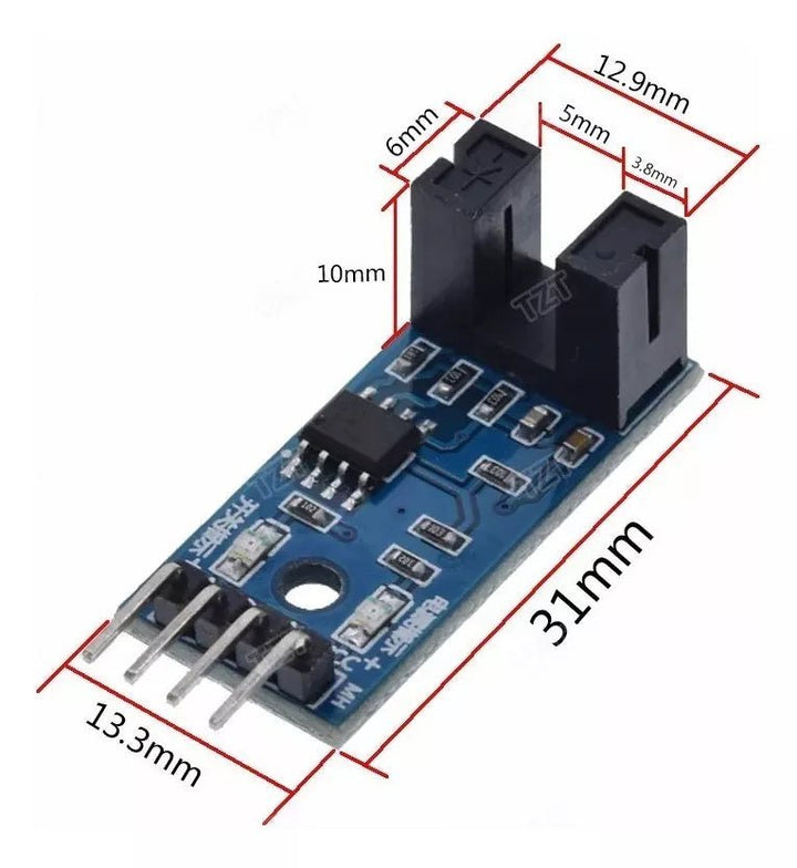 Modulo Sensor Medidor De Velocidad Rpm F249, LM393 - Tecneu
