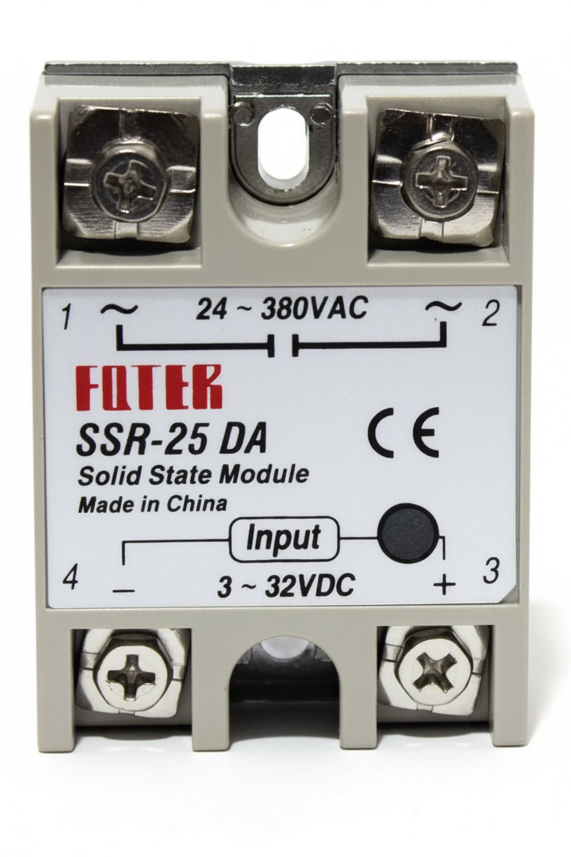 Modulo Ssr-25da Relevador De Estado Solido 25a Relay 3-32vdc