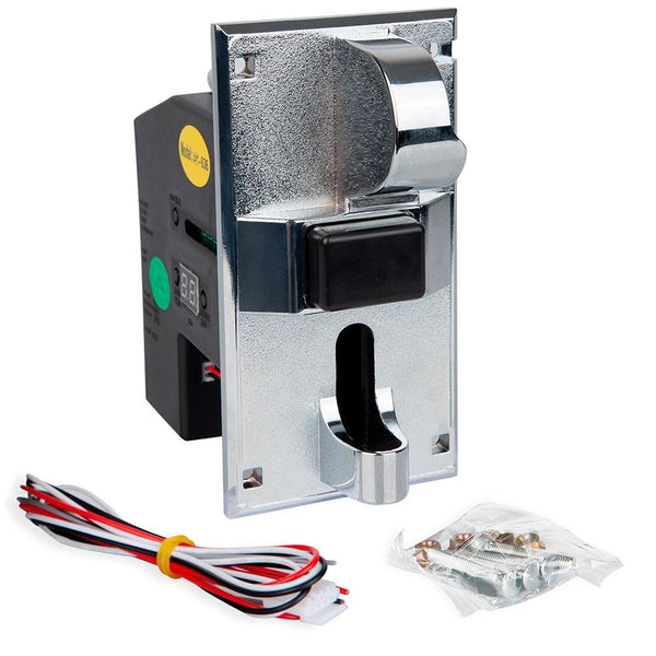 Monedero Electrónico Multímonedas Metalico Cap - 636 Programado $1 $2 $5 $10 - Tecneu