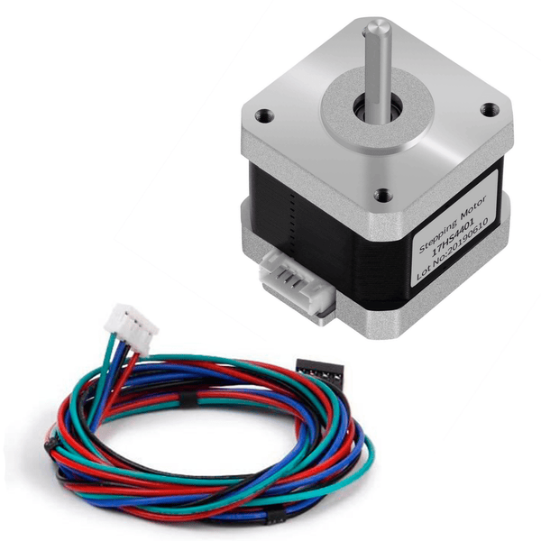 Motor A Pasos Nema 17 17HS4401 CNC 4Kg/Cm - Tecneu