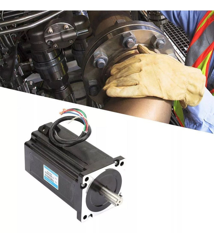Motor A Pasos Nema 34 Cnc 86hs156 - 6204 Bipolar 6.2a 122kg/cm 3.6v - Tecneu