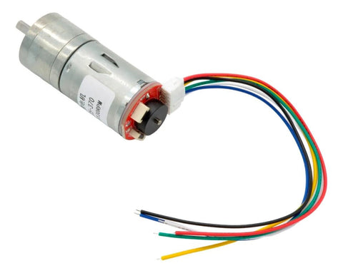 Motorreductor 12V Motor DC JGA25-370 60RPM Encoder Integrado