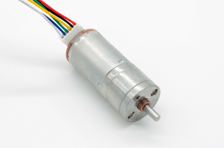 Motorreductor 12V Motor DC JGA25 - 370 60RPM Encoder Integrado - Tecneu