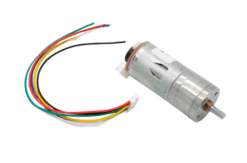 Motorreductor 12VDC JGA25-370 Motor 60-350RPM + Encoder Integrado