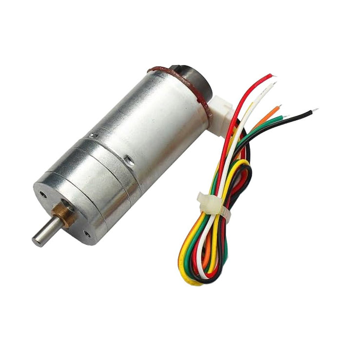 Motorreductor JGA25 - 370 12V 130RPM Motor DC con encoder integrado - Tecneu