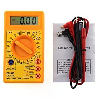 Multimetro Digital Dt830d Mini Zumbador Dh - 830d 750v Ac Dc - Tecneu
