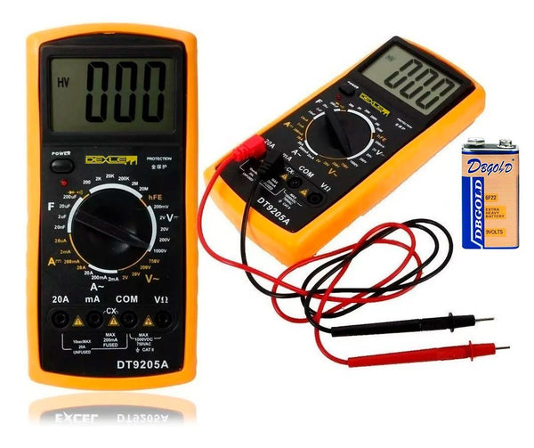 Multimetro Digital Profesional Nt Dt - 9205a Ac - dc - Tecneu