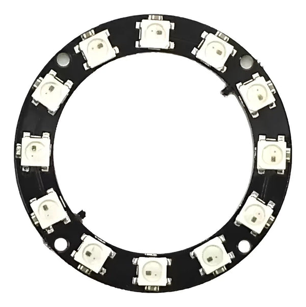 Neopixel Circular Cjmcu 12 Bit Ws2812 5050 Rgb Led - Tecneu