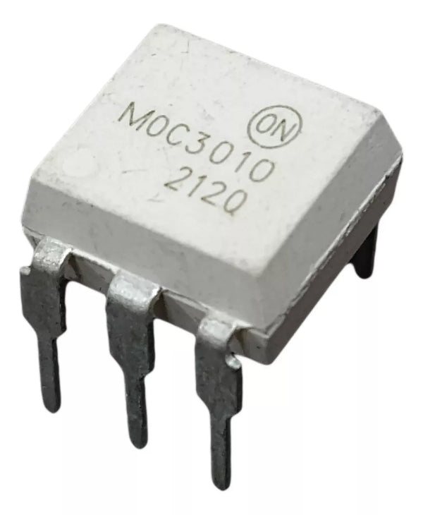 Optoacoplador MOC3010 Salida Triac DIP - 6 - Tecneu