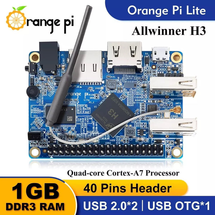 Orange Pi Lite Pc Quad Core 1.2 Ghz 1 GB Ddr3 Hdmi Wifi - Tecneu