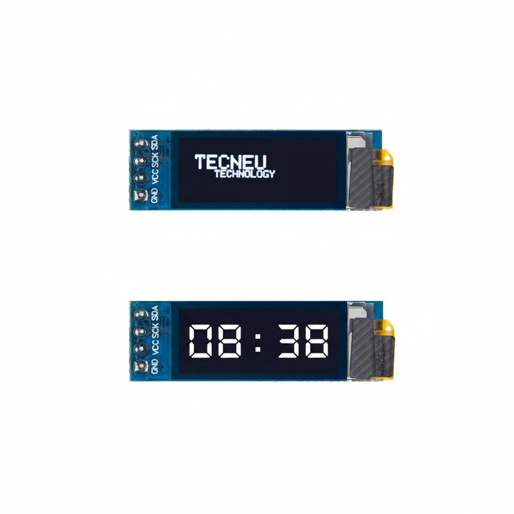 Pantalla Lcd Oled Ssd1306 I2c 0.91 128x32 Blanco