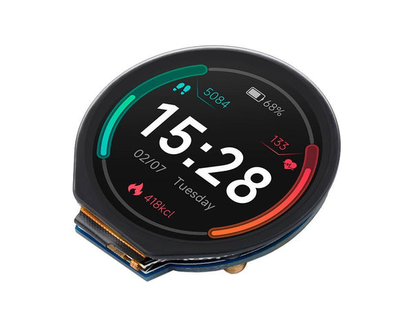 Pantalla Táctil Redonda 1.28" Pulgadas SPI I2C Color IPS LCD - Tecneu