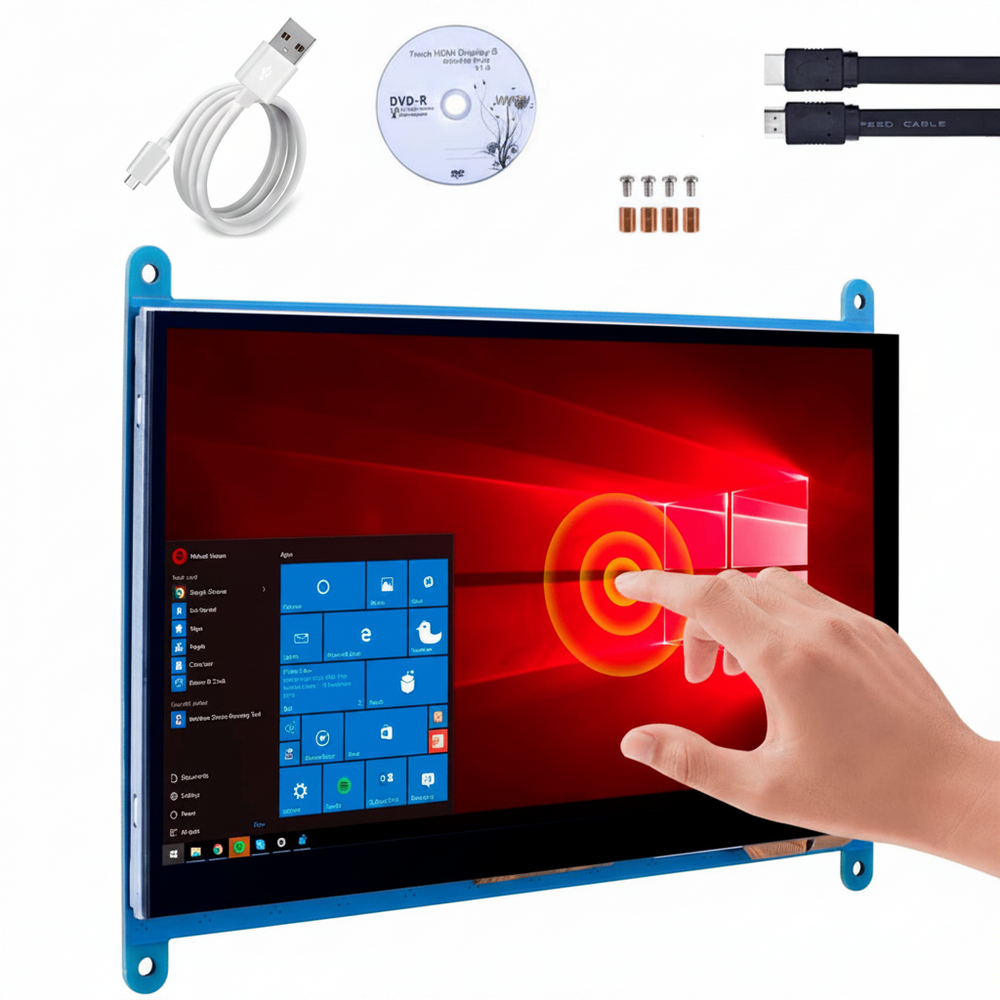 Pantalla Touch 7 Pulgadas Lcd 1024x600 Tactil Raspberry Pi