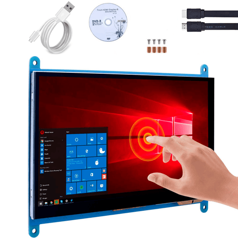 Pantalla Touch 7 Pulgadas Lcd 1024x600 Tactil Raspberry Pi