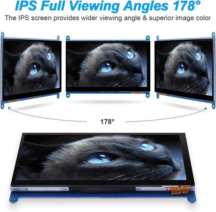 Pantalla Touch 7 Pulgadas Lcd 1024x600 Tactil Raspberry Pi - Tecneu