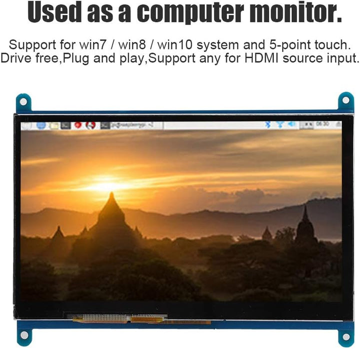 Pantalla Touch 7 Pulgadas Lcd 1024x600 Tactil Raspberry Pi - Tecneu