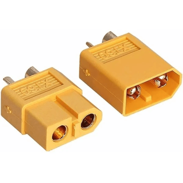 Par De Conectores Para Batería Lipo Xt60 Macho Y Hembra - Tecneu