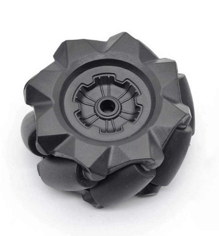 Par De Llantas Omnidireccionales 1 Llanta IZQUIERDA y 1 Llanta DERECHA Con Acoplamiento Metálico y Tornillería - Tecneu