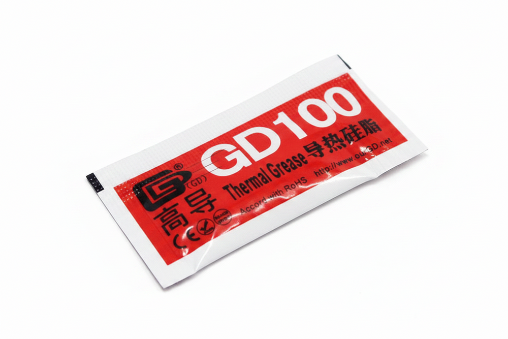 Pasta Grasa Térmica GD100 0.5g Alta Conductividad para CPU, MOSFET, Disipadores, Blanca Alto Rendimiento