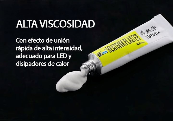 Pasta Térmica de Silicona 5g Color Blanco Grasa Disipadora - Tecneu
