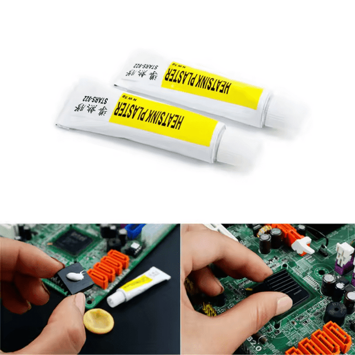 Pasta Térmica de Silicona 5g Color Blanco Grasa Disipadora - Tecneu