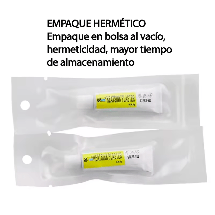 Pasta Térmica de Silicona 5g Color Blanco Grasa Disipadora - Tecneu