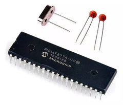 Pic16f877a Microcontrolador + Capacitor 22pf + Cristal