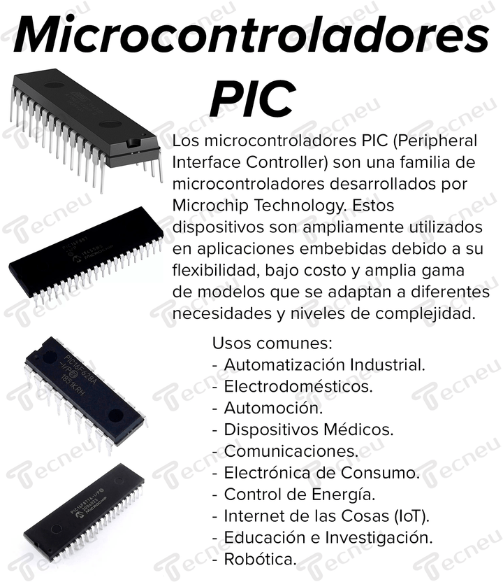 Pic16f877a Microcontrolador Pic - Tecneu