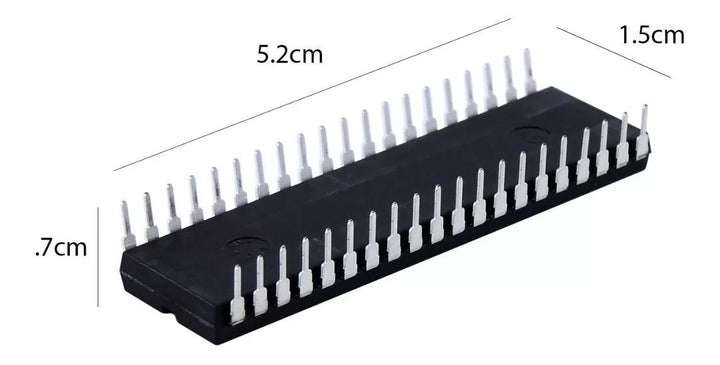 Pic16f887 I/p Microcontrolador 16f887/p 887 Dip - 40 Pic - Tecneu
